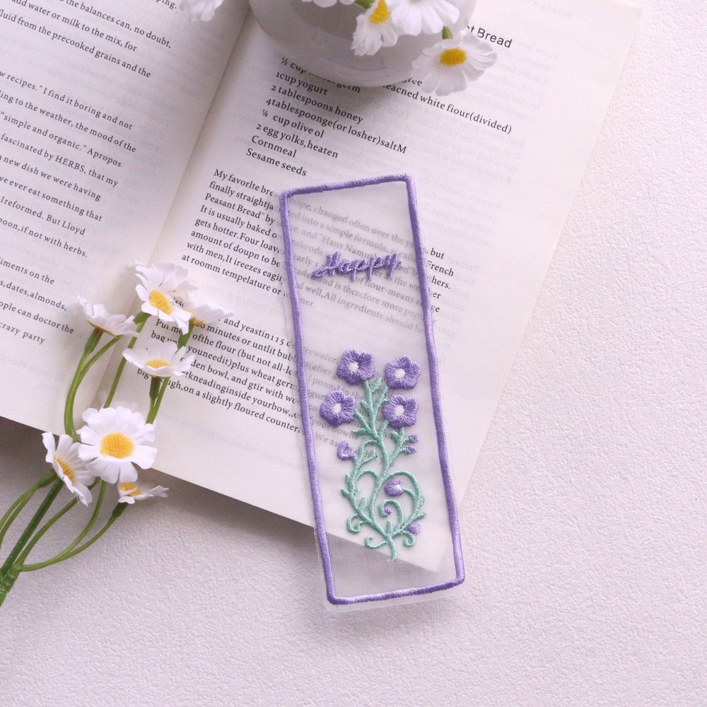 Creatieve transparante organza - Dried Flower Bookmark recensie en prijs