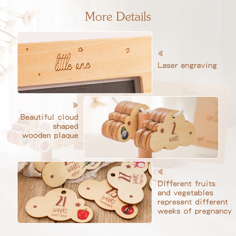 Sonogram Fotolijst Baby Echogr - Engraved Wood Frame recensie en prijs