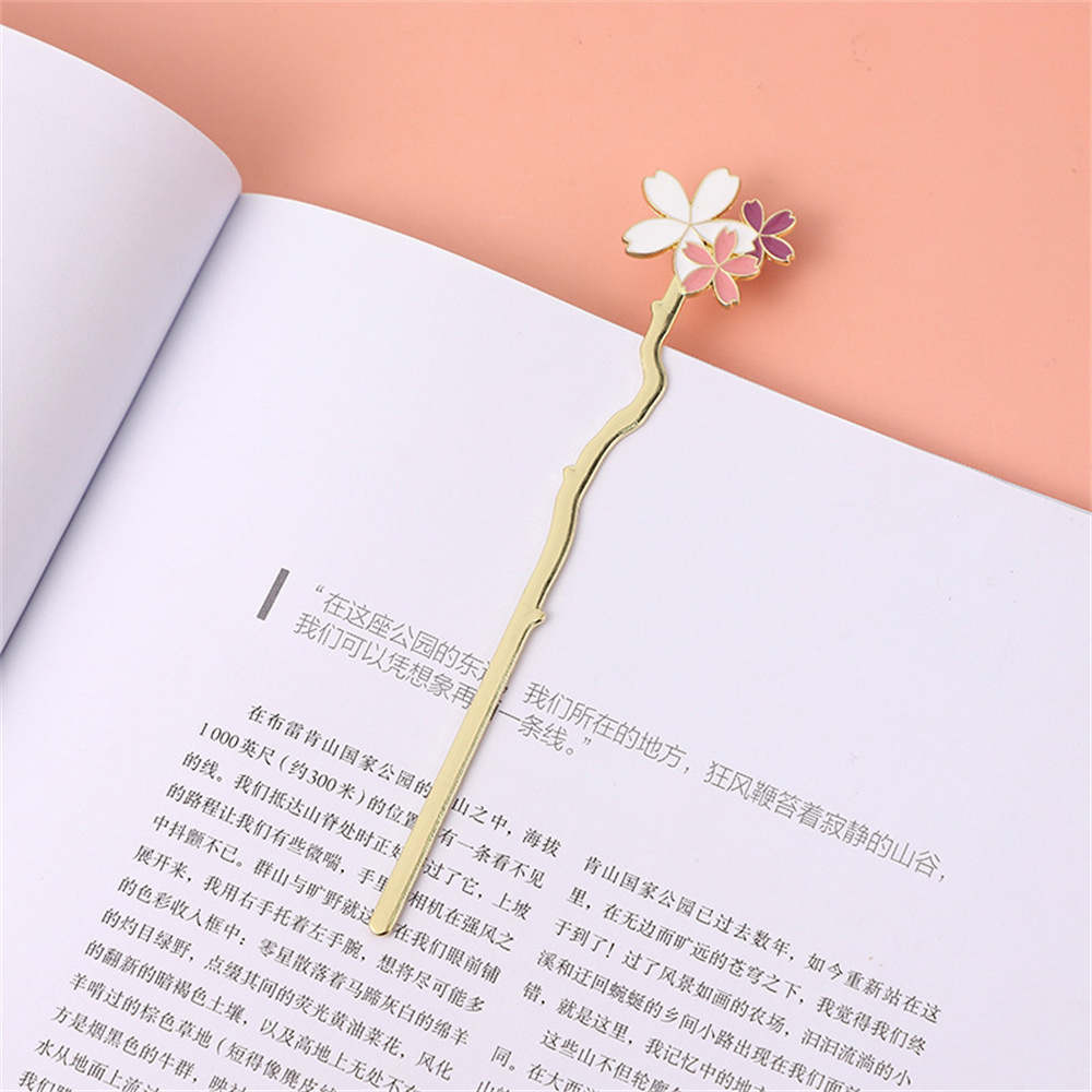 Metal Sakura Bladwijzer Creati - Dried Flower Bookmark recensie en prijs